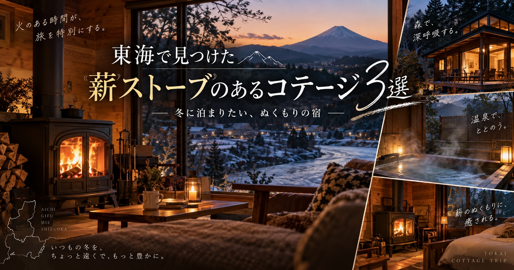 薪ストーブ コテージ 東海